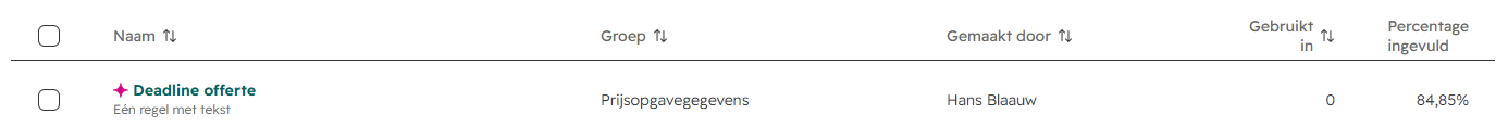 HubSpot slimme eigenschappen